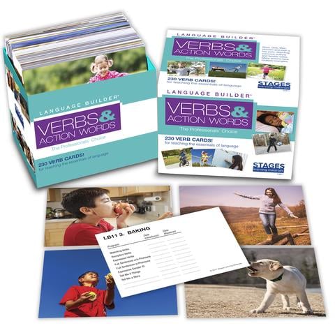 Verbs & Action Words Cards